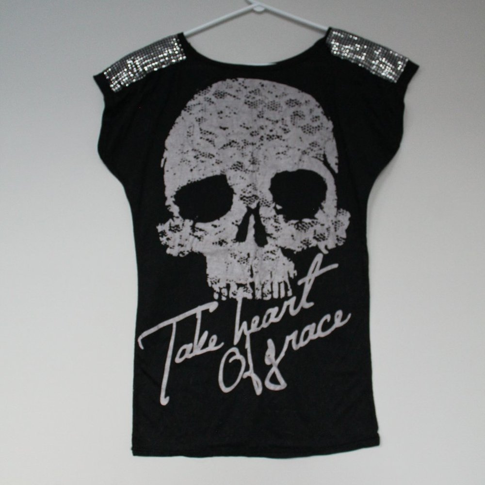 Glam Punk "Take Heart of Grace" Sleeveless Shirt